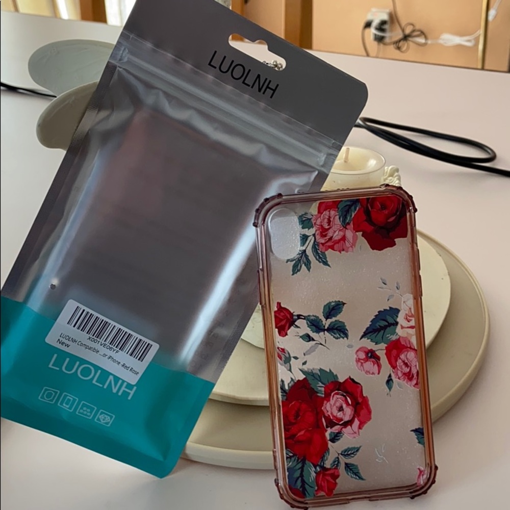Luolnh IPhone Xcase, Xs case with flowers